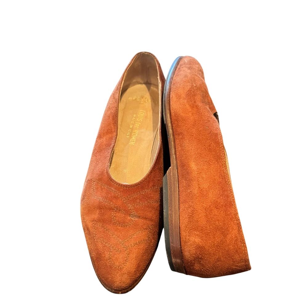 Fratelli Rossetti Made in Italy Brown Suede Embroidered Flats Louis for Women 7